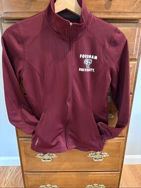 Champion Maroon Fordham University Full-Zip Jacket